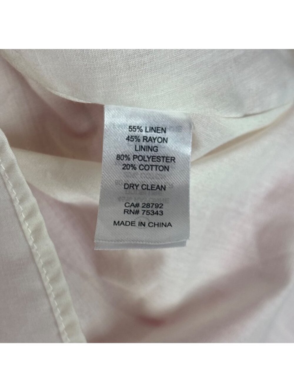 House of Harlow 1960 Hot Pink Linen Dress Womens Size 10 Puff Sleeves Plunge Nec - Picture 8 of 14